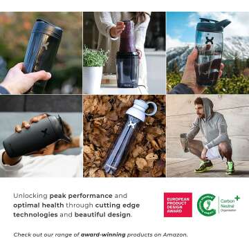 Promixx Pro Shaker Bottle - Rechargeable & BPA Free