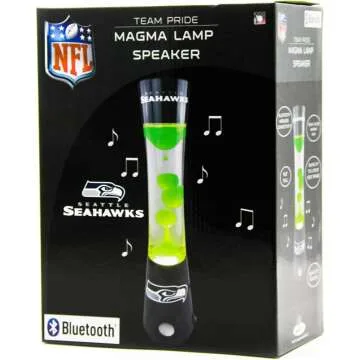 NFL Team Magma Lamp & Bluetooth Speaker - Seahawks