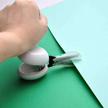 HARAC Toddler Scissors Spring Loaded, Safety Adaptive Scissors for Kids and Senior with Special Needs, Ambidextrous Hand Push Motor Skill Training Scissors, Made in Japan, White