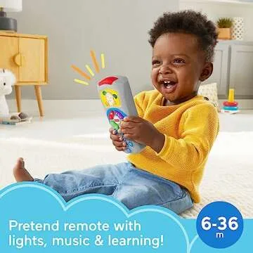 Fisher-Price Puppy’s Remote Control Toy with Music & Lights