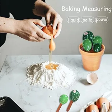 Charming Cactus Measuring Spoons Set for Baking Gifts