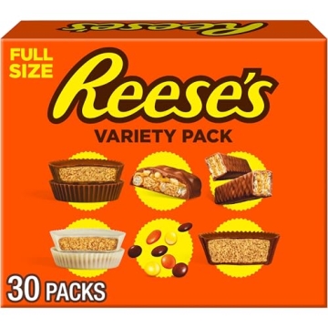 REESE'S Peanut Butter Candy Bulk Box 44.1oz 30 Count