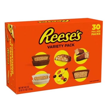 REESE'S Peanut Butter Candy Bulk Box 44.1oz 30 Count
