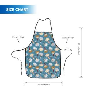 Stylish Sictlay Golden Girls Apron for Kitchen Fun