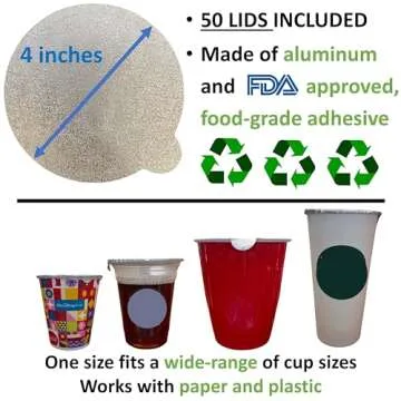 Kaizen Kreations Universal Cup Lid. Vacation Essentials Cruise Must Haves and Disney World Essential...