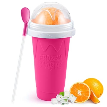 RELPOM Slushie Maker Cup, TIK TOK Magic Quick Frozen Smoothies Cup, Cooling Cup, Slushy Cup, Cool St...