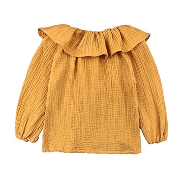 LOOLY Baby Girls Long Sleeve Blouse Soft Cotton Tops