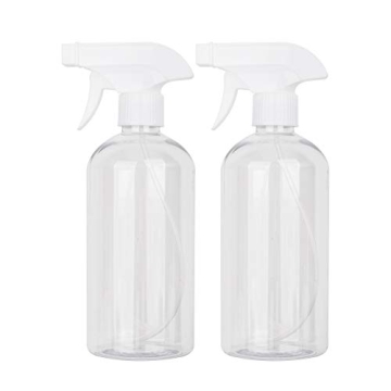 UUJOLY 17 oz Plastic Spray Bottle Trigger Empty Spray Bottles Clear Refillable Container for Water, ...