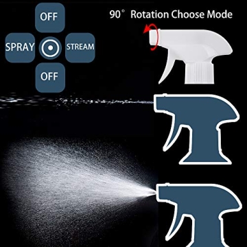 UUJOLY 17oz Refillable Spray Bottles for Home Use