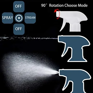 UUJOLY 17oz Refillable Spray Bottles for Home Use