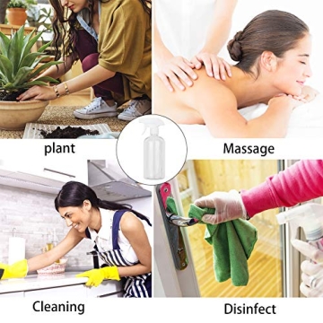 UUJOLY 17oz Refillable Spray Bottles for Home Use