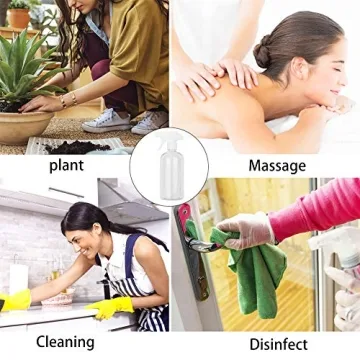 UUJOLY 17oz Refillable Spray Bottles for Home Use