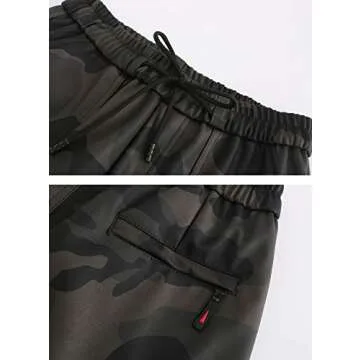 Comfortable Idopy Faux Leather Joggers for Modern Men