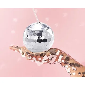 Andaz Press Disco Ball Cups 19oz Tumbler with Straw 4-Pack