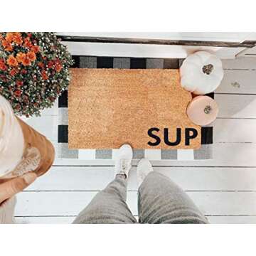 COCO MATS 'N MORE Door Mat - Durable Coir Outdoor Rug for Halloween