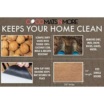 Durable Halloween Door Mat Made in USA | Eco-Friendly Entry Rug