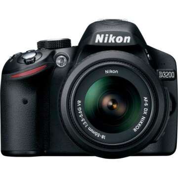 Nikon D3200 24.2 MP DSLR Camera with 18-55mm Lens