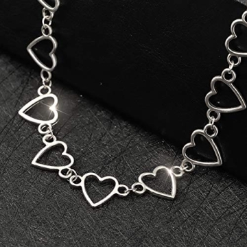 Suyi Heart Choker Necklace Trendy Women's Jewelry