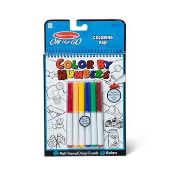 Melissa & Doug Color by Numbers for Kids - Engaging & Fun