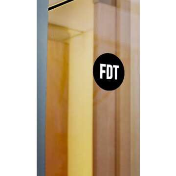 4 FDT Stickers 2.5" Fuck Donald Trump Sticker Round Anti Trump