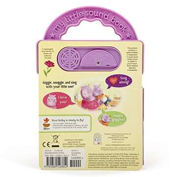 Love You, Little 'Potamus (3-Button Sound Board Book Perfect for Little Valentines, Mother's & Father's Day, Birthdays, and more, Ages 1-5; Includes Carrying Handle) (My Little Sound Book)