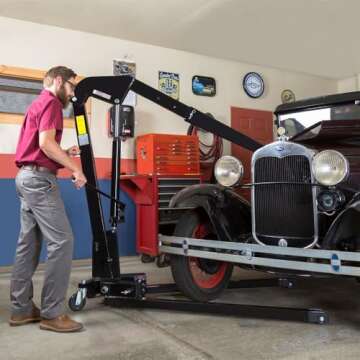Black Widow 1-Ton Folding Shop Crane