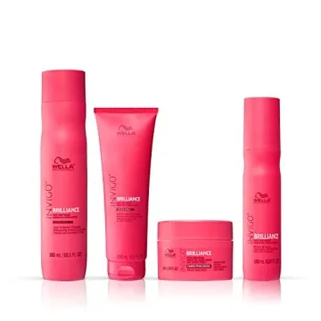 Wella Professionals Invigo Brilliance Shampoo for Coarse Colored Hair - Color Protection
