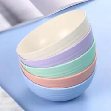 Eco-Friendly Unbreakable Wheat Straw Cereal Bowls