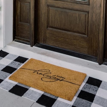 Elegant THEODORE MAGNUS Christmas Door Mat for Home