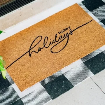 Elegant THEODORE MAGNUS Christmas Door Mat for Home