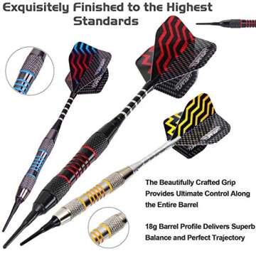 Turnart Professional Soft Tip Darts - Complete Set