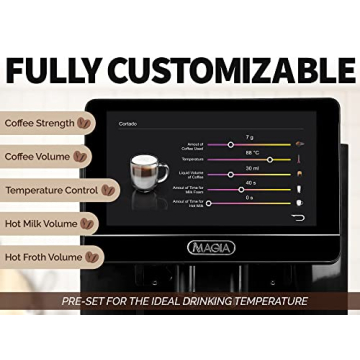 Zulay Magia Espresso Machine - Automatic, Customizable, Sleek