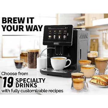 Zulay Magia Espresso Machine - Automatic, Customizable, Sleek