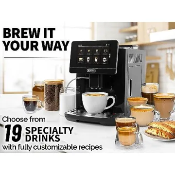 Zulay Magia Espresso Machine - Automatic, Customizable, Sleek