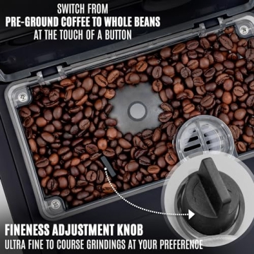 Zulay Magia Espresso Machine - Automatic, Customizable, Sleek