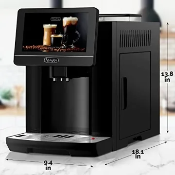 Zulay Magia Espresso Machine - Automatic, Customizable, Sleek