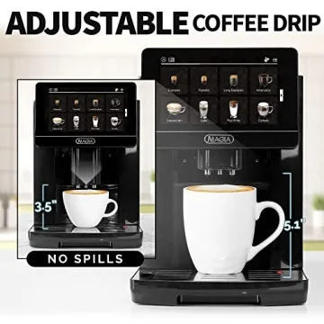 Zulay Magia Espresso Machine - Automatic, Customizable, Sleek