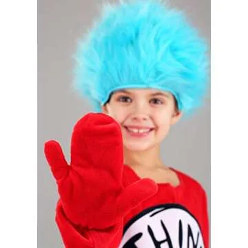 elope Dr. Seuss Thing 1 & Thing 2 Deluxe Costume Kids - X-Small - Red