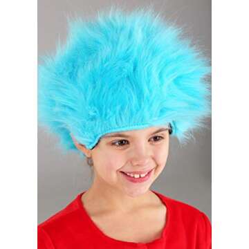 elope Dr. Seuss Thing 1 & Thing 2 Deluxe Costume Kids - X-Small - Red