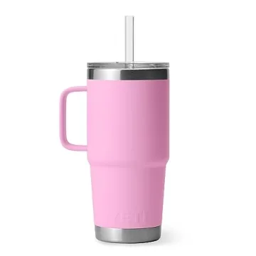 YETI Rambler 25 oz Tumbler - Power Pink Travel Mug