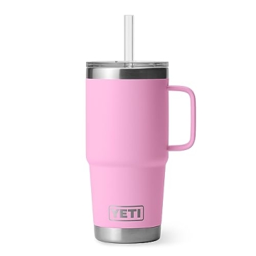 YETI Rambler 25 oz Tumbler - Power Pink Travel Mug