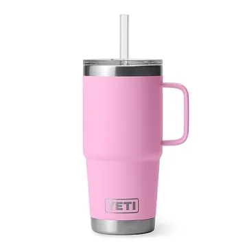 YETI Rambler 25 oz Tumbler - Power Pink Travel Mug