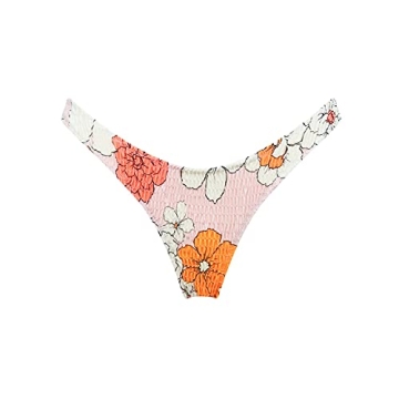 VOLAFA Women's Flattering Smocked Triangle Bikini Set