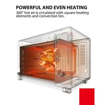 Shop TOSHIBA Air Fry Toaster Oven, 34QT with 9 Functions