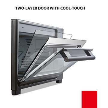 Shop TOSHIBA Air Fry Toaster Oven, 34QT with 9 Functions