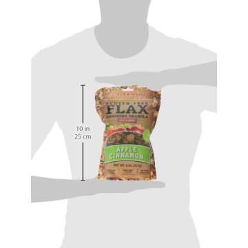 Flax 4 Life Gluten Free Snacking Granola, Apple Cinnamon 11oz