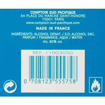 Comptoir Sud Pacifique Vanille Coco Eau de Toilette Spray, 1 Fl Oz