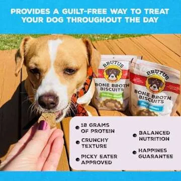 Brutus Bone Broth Biscuits - Tasty Healthy Dog Treats
