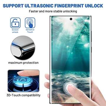 2 Pack Screen Protectors for Samsung S23 Ultra 5G