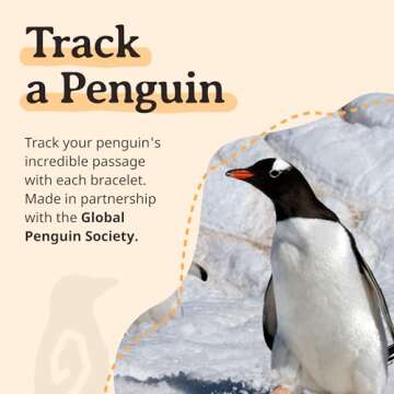 Fahlo Penguin Tracking Bracelet - Support Conservation in Style